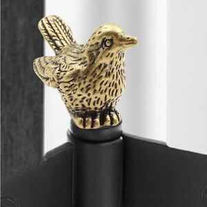 SET OF 3 Brass Bird Hinge Heads (Magnetic)